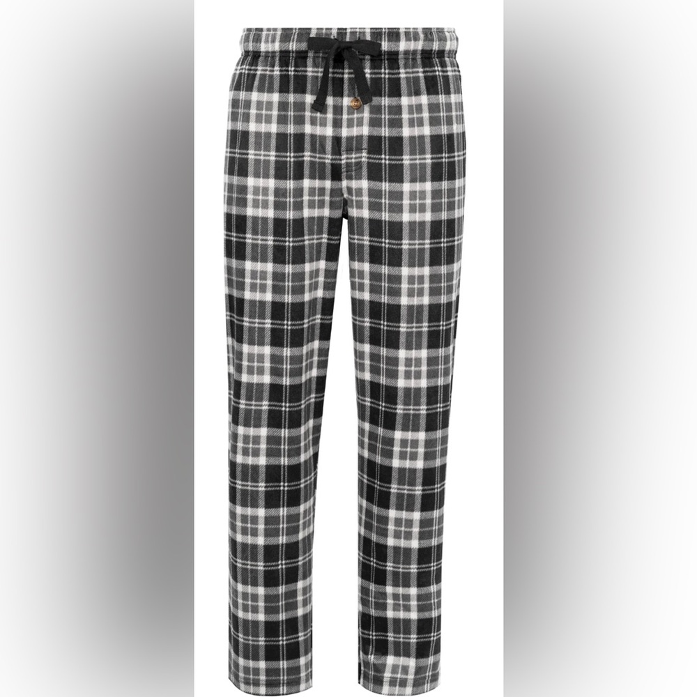 Black and White Plaid Lounge Pants